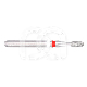 Diamanten Boor Ei Zirkonium FG ZR8379.314.023 (5) : ISO:ISO 014, LENGTE KOP:0 MM, TOTALE LENGTE:19 MM, KORREL DIAMANTBOREN:DUN