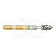 FR. DIAM. CONIQUE  FG S6368.314 (5) : ISO:ISO 023, LONGUEUR T&Ecirc;TE:0 MM, LONGUEUR TOTALE:19 MM, GRAIN FRAISES DIAMANT&Eacute;ES:GROS