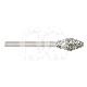 FRAISE DIAMANTÉE DIABOLO FG 811.314 (5) : ISO:ISO 037, LONGUEUR T&Ecirc;TE:0 MM, LONGUEUR TOTALE:19 MM, GRAIN FRAISES DIAMANT&Eacute;ES:MOYEN
