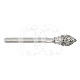 FRAISE DIAMANTÉE SPECIALE FG 899.314 (5) : ISO:ISO 031, LONGUEUR T&Ecirc;TE:0 MM, LONGUEUR TOTALE:19 MM, GRAIN FRAISES DIAMANT&Eacute;ES:MOYEN