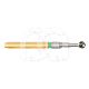 Diamanten Frees Bolvorm FG 012 Grove Korrel (5) : ISO:ISO 018, LENGTE KOP:0 MM, TOTALE LENGTE:19 MM, KORREL DIAMANTBOREN:VET