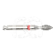 Conische Diamanten Boor CA 8368.204 (5 Stuks) : ISO:ISO 023, LENGTE KOP:0 MM, TOTALE LENGTE:22 MM, KORREL DIAMANTBOREN:DUN