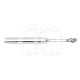 Diamanten Boor Micro Peervorm FG 830M.314 (5 Stuks) : ISO:ISO 012, LENGTE KOP:0 MM, TOTALE LENGTE:16 MM, KORREL DIAMANTBOREN:DUN