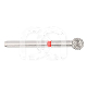 Diamanten Frees Bolvorm FG ISO Diameter (5) : ISO:ISO 029, LENGTE KOP:0 MM, TOTALE LENGTE:19 MM, KORREL DIAMANTBOREN:DUN