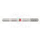 FR. DIAM. CYLINDRE  FG 836KR.314.012 (5) : ISO:ISO 016, LONGUEUR T&Ecirc;TE:0 MM, LONGUEUR TOTALE:19 MM, GRAIN FRAISES DIAMANT&Eacute;ES:FIN