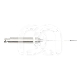 Boor Gates Glidden CA G180A.204 (6 stuks) : N&deg;:G180A, DIAMETER:0.5 MM, LENGTE:15 MM