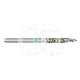 Diamanten Boor Vlamvormig FG 863.314.012 (5) : ISO:ISO 016, LENGTE KOP:0 MM, TOTALE LENGTE:19 MM, KORREL DIAMANTBOREN:VET