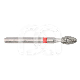 FRAISE DIAMANTÉE OEUF 014 FG 379.314.014 (5) : ISO:ISO 021, LONGUEUR T&Ecirc;TE:0 MM, LONGUEUR TOTALE:19 MM, GRAIN FRAISES DIAMANT&Eacute;ES:FIN