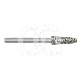 Diamanten Boor Conisch Rond FG 855.314.012 (5) : ISO:ISO 025, LENGTE KOP:0 MM, TOTALE LENGTE:19 MM, KORREL DIAMANTBOREN:GEMIDDELD