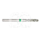 Diamanten Boor Cilinder Afgerond FG (5 Stuks) : ISO:ISO 014, LENGTE KOP:0 MM, TOTALE LENGTE:19 MM, KORREL DIAMANTBOREN:VET