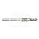 Diamanten Boor Conisch Met Ronde Punt FG (5) : ISO:ISO 023, LENGTE KOP:0 MM, TOTALE LENGTE:19 MM, KORREL DIAMANTBOREN:GEMIDDELD