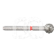 FR. DIAM. BOULE FGC (5) : ISO:ISO 035, LONGUEUR T&Ecirc;TE:0 MM, LONGUEUR TOTALE:19 MM, GRAIN FRAISES DIAMANT&Eacute;ES:FIN