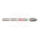 DIAMANTEN BOREN OLIJFVORMIG - 8368 : ISO:ISO 021, LENGTE KOP:3 MM, TOTALE LENGTE:19 MM, KORREL DIAMANTBOREN:DUN