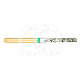 DIAMANTBOREN - S6881 : ISO:ISO 012, LENGTE KOP:8 MM, TOTALE LENGTE:19 MM, KORREL DIAMANTBOREN:VET