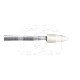 POINTES ARKANSAS - LE LOT DE 12 POINTES POUR CONTRE-ANGLE CA : FORME FRAISE & POLISSOIR:FLAMME, DIAM&Egrave;TRE:2.5 MM, GRAIN:ULTRA FIN