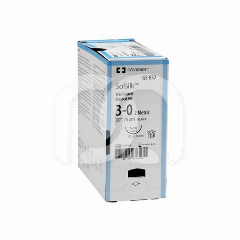 Suture Sofsilk Soie Noire 4/0 45cm Aiguille 3/8 19mm (36)