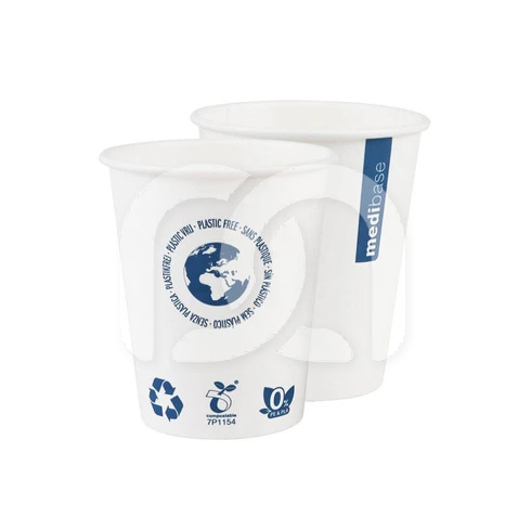 Papieren Bekers Wit 180 ml Zonder Plastic (2000)