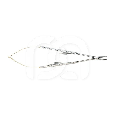 Porte-Aiguilles Barraquer Droit en Carbure de Tungstène (14 cm)