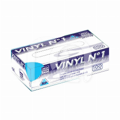 Handschoenen Vinyl Nr. 1 Poedervrij Doorschijnend (100)
