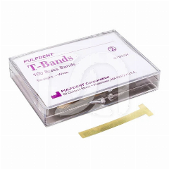 Matrices T-Band Recht in Messing, Zelfretinerend (100)