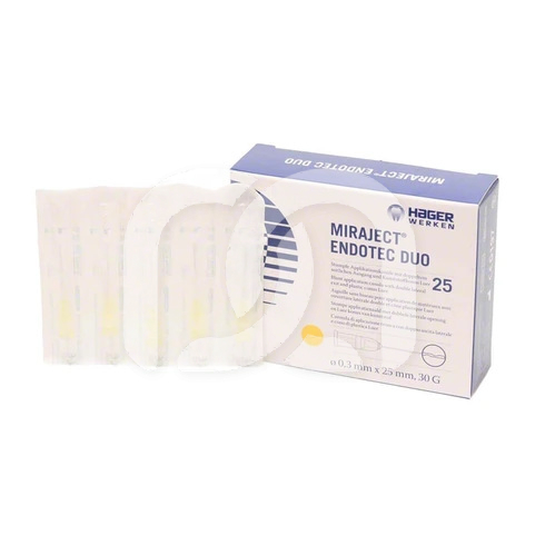 Aiguilles d'Irrigation Canalaire Miraject Endotec Luer Duo (25)