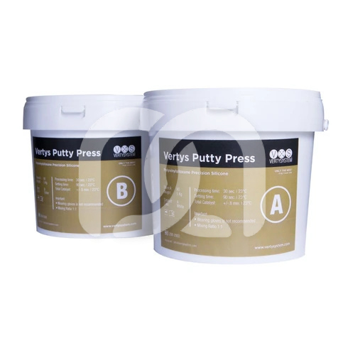 Silicone Vertys Putty Press Ocre (2 x 5kg)