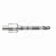 Boor CAD/CAM Amann Girrbach Cilindrisch Metaalgecoat (Ø2,5mm - L47mm)