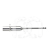 Boor VHF Coated Cilindrisch Ø2,0mm (Kop 6mm + Lengte 40mm) : ISO:ISO 003, LENGTE KOP:3.5 MM, TOTALE LENGTE:40 MM