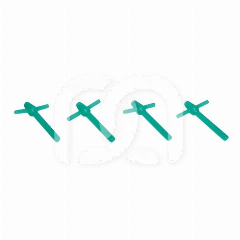 Gietwaspeer Voor Tandprothese Maat 2 Ø 8mm (100 Stuks)