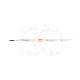 Pinceau Kolinsky Evo Poils Bioniques pour Céramique (2) : N&deg;:N&deg;T4, COULEUR PRINCIPALE:BLANC