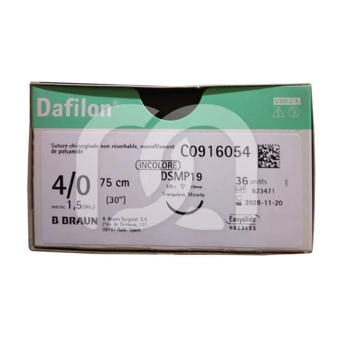 Hechtdraad Polyamide 4/0 3/8 Cirkel 19mm (36)