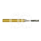 Fraise Carbure de Tungstène Rapid Prep (5) : ISO:ISO 010, LONGUEUR T&Ecirc;TE:4.5 MM, LONGUEUR TOTALE:19 MM