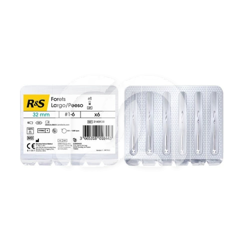 Forets Endodontiques Largo/Peeso Stériles L28mm (6)