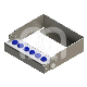 Borenhouder Plug'In 6 Perforaties H60 (1) : HOOFDKLEUR:BLAUW, SNUIFJE:FG/CA