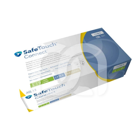 Handschoenen Latex SafeTouch Connect Poedervrij (100)