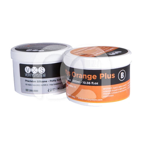 Precisiesiliconen Vertys Orange Plus Pot (2 x 300 ml)