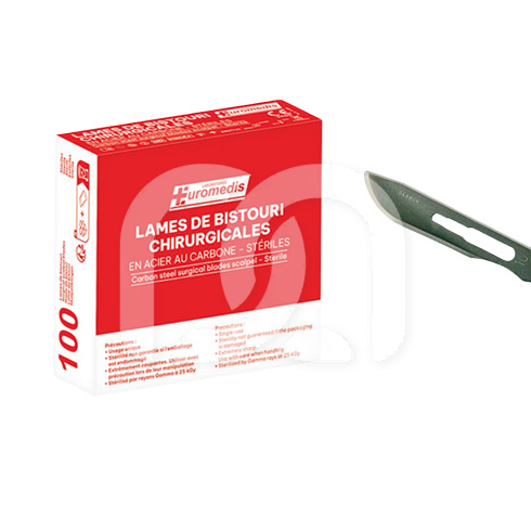 LAMES BISTOURIS EUROMEDIS N°15 (100)