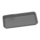 PLATEAUX ALUMINIUM (28X18CM) : COULEUR PRINCIPALE:GRIS