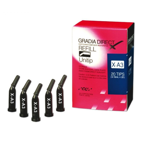 GRADIA DIRECT X - LES 10 CAPSULES DE 0,30 G TEINTE AO2