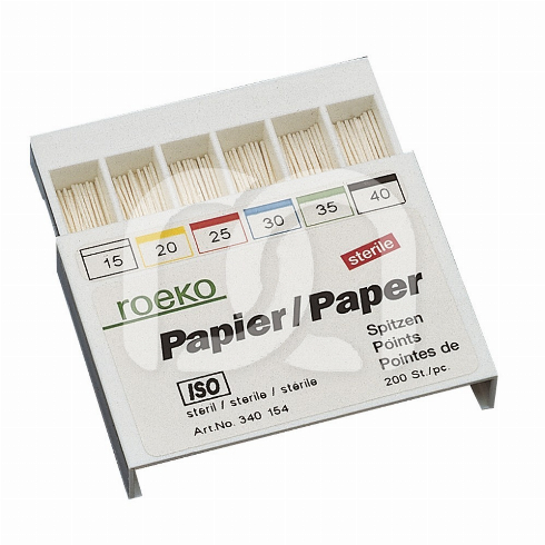 Cônes de papier ISO - La boîte de 120 Cônes