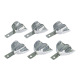 ASSORTIMENT GEPERFOREERDE AFDRUKLEPELS INOX (12)