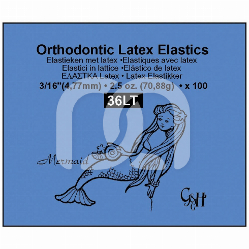 Ligatures élastiques Enchanted - Les 50 sachets de 100 élastiques